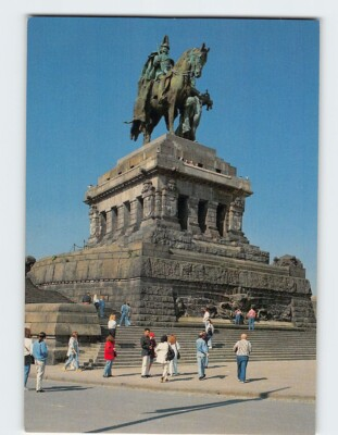 #ad #ad Postcard Deutsches Eck Kaiser Wilhelm Denkmal Koblenz Germany $4.95