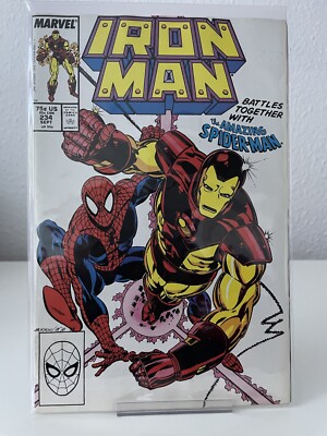 Iron Man #234 Marvel US Comic Heft Top Zustand bagged and Boarded