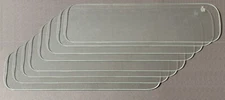 VW TYPE 2 BUS DELUXE 23 / 21 WINDOW SKYLIGHT GLASS NEW SET OF 8 MICROBUS