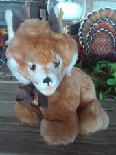 Steiff Pummy Fuchs Plush Fox Stuffed Animal 5250/21 with Original Tag and Button