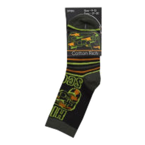 Boys Novelty Crew Socks Kids Soft Cotton Rich Football Game On Novelty Designed - Picture 7 of 13