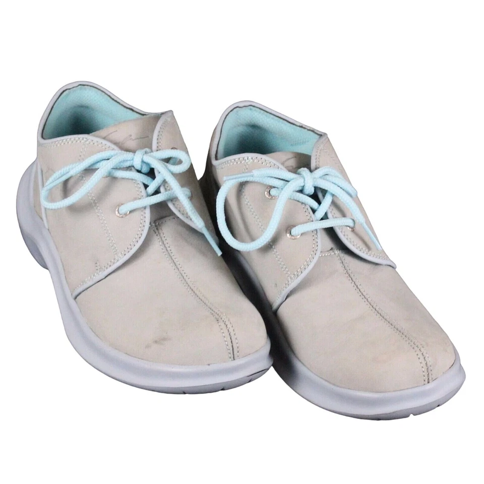 Fubu Marla 6M Blue Low Profile Ankle Suede Leather Lace Up Street Wear Shoe - Image 2 of 4