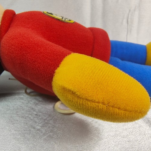 Knickerbocker Talking Mickey Mouse 1976 peluche tirar de la cuerda confusa pero funcionando - Imagen 19 de 23