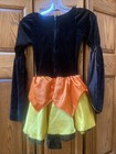 Girl’s Sz M Candy Corn Witch/Princess Halloween Costume — photo 2