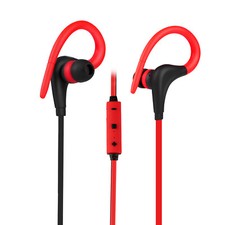 New Red, Wireless V4.1 Sport In-Ear Stereo Headphones with Back-Headphone Design