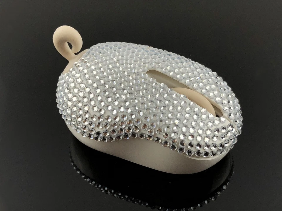 blingustyle Animal Puppy design Crystal Optical 2.4GHz-Wireless PC Mouse  - Image 3 of 4