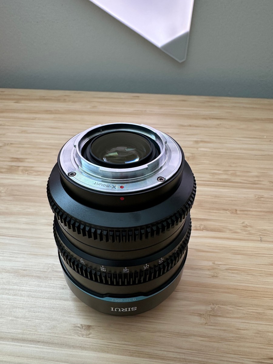 SIRUI SET 24, 35 & 55mm T1.2 Cine S35 NIGHT WALKER, Black Fuji X