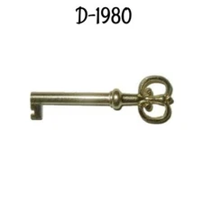 Antique style Key - Brass Finish Skeleton Key Antique - Antique Furniture Key 