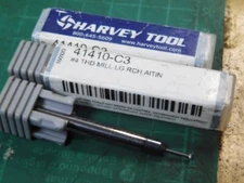 Harvey Tool Solid Carbide Thread Mill #4 x 1/4" Reach 2 Flute Single Form ALTiN