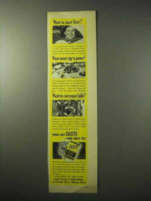 1950 Casite Treatment Ad - Want to Start Fast?