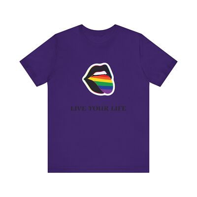 LIVE YOUR  LIFE - Unisex Jersey Short Sleeve Tee