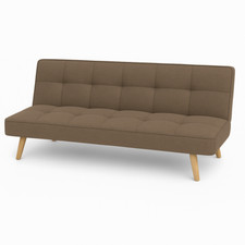 Divano Letto Imbottito con Sistema Clic-Clac con Gmabe in Legno SANDWICH