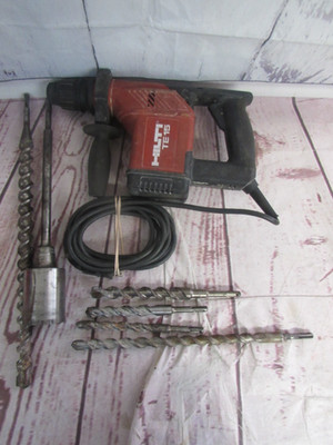 Hilti TE 15 Hammer Drill TE 15 MPN with Assorted Bits Powerful Corded Tool