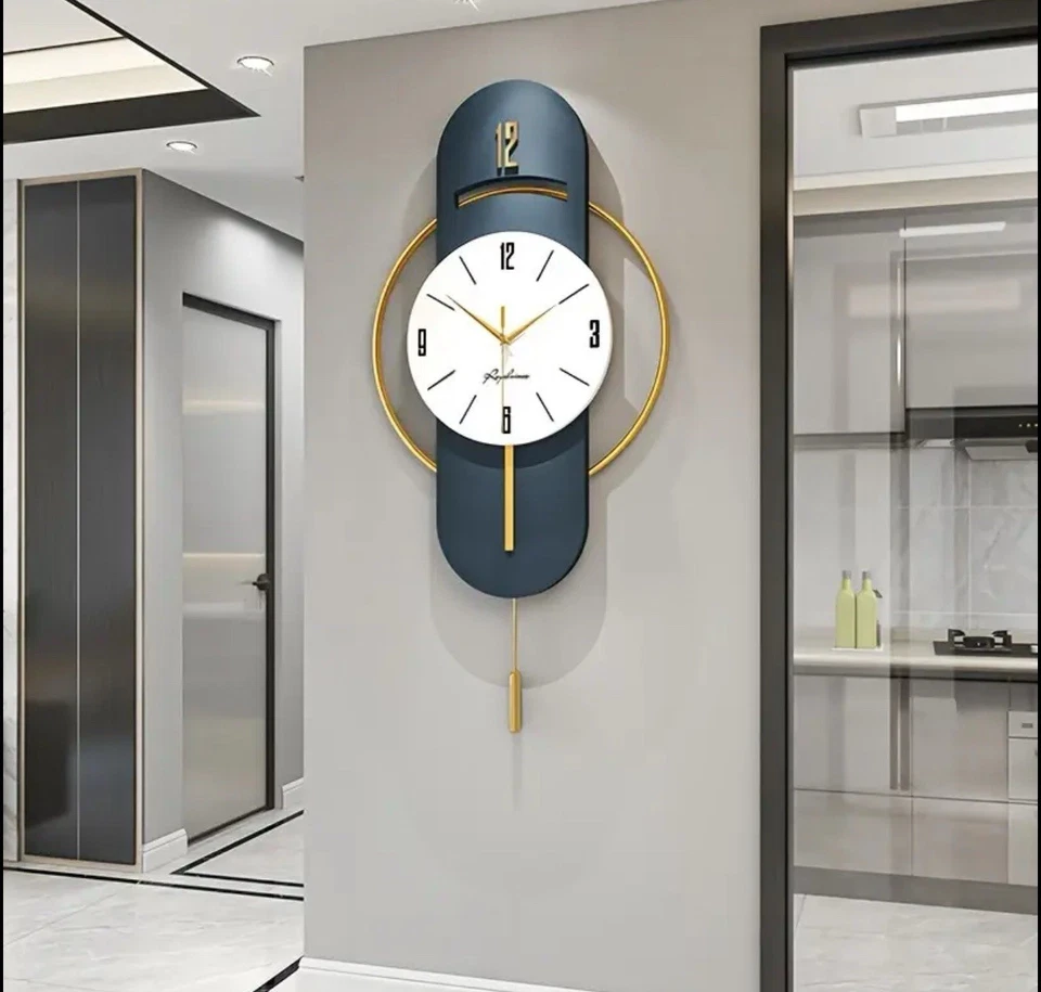 Large Wall Clock for Living Room Decor - 25 inch Big Wall Clock Decorative - Image 3 of 4