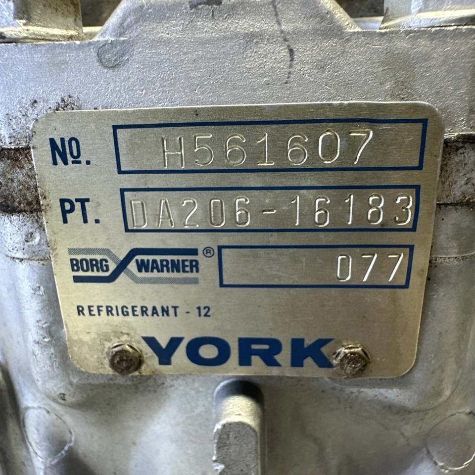 COMPRESSOR AC YORK OEM NOVO DA206-16183 60 DIAS DE GARANTIA - Imagem 2 de 4