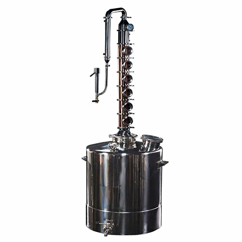 Mile Hi Distilling 53 gal 6 in Copper Flute Still, 6 Sections, Temp Controller
