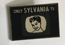 Vintage 1950s-1960s Flicker Flasher Tie Clip - Advertising Sylvania TV with Halo