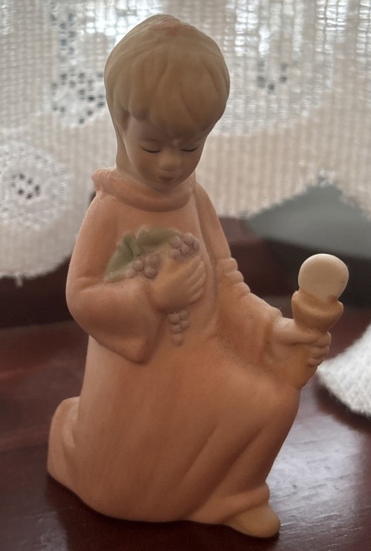 Geo. Z. Lefton 1987 Girl's First Communion Figurine #05929 VTG! Smoke/Pet Free!