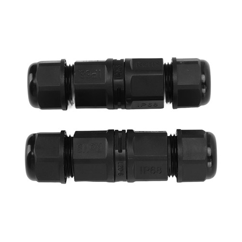 2x Waterproof Aviation Connector 5 Pin 6 Pin 380V Extension Cord Connector F NEW - Afbeelding 8 van 12
