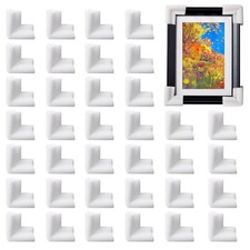 36 Pcs Thickened Foam Corner Protectors for TV,Picture,and Mirror Frames,moving