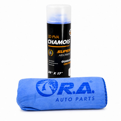 Blue Shammy Car Drying Towel 26x17 PVA Super Absorbent Synthetic Chamois R.A. 1-