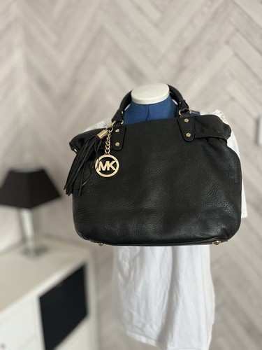 Michael Kors Black Leather Slouchy Hobo Bag Fabulous - Picture 1 of 7