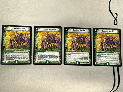 Wizards of the Coast Duel Masters Factory Shell Q DM06 97/110 Lot of 4