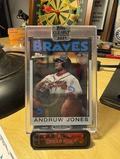 2021 Topps Clearly Authentic Autographs Andrew Jones HOF -#86TBA-AJ