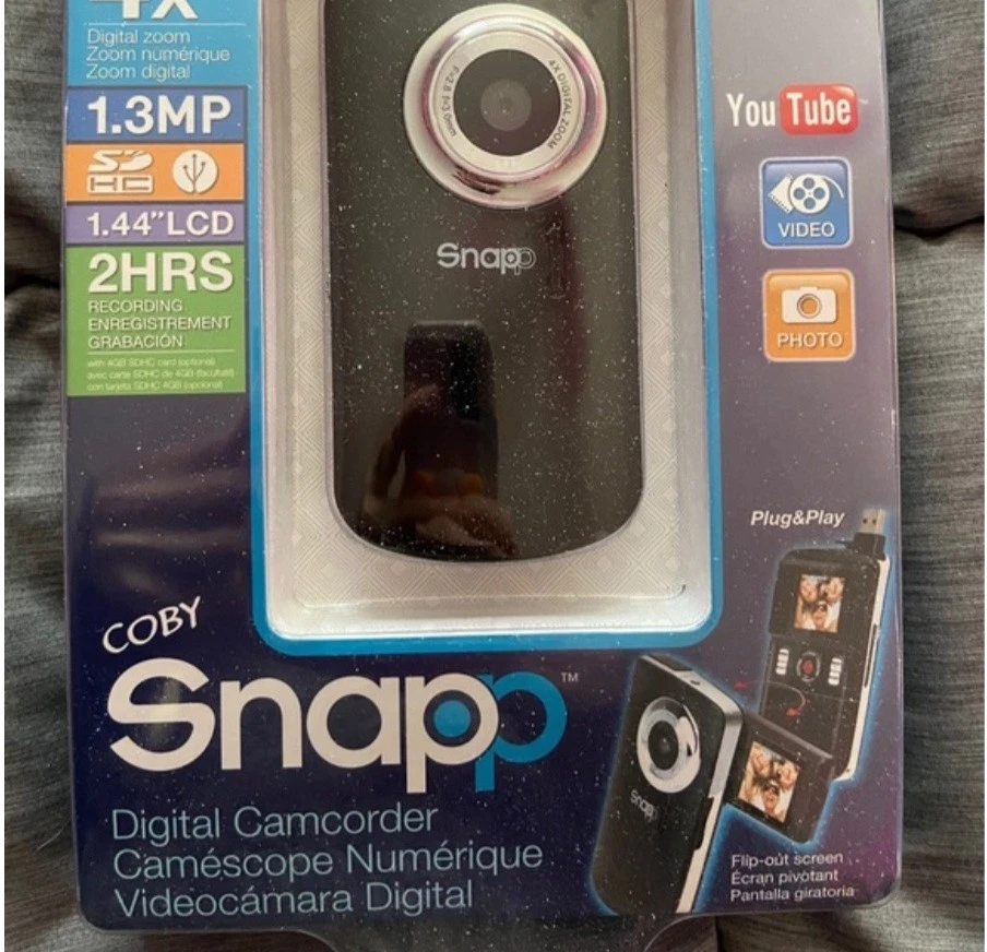 Videocámara digital COBY SNAPP tamaño de bolsillo zoom 4X CAM3001 2010 - NUEVA SELLADA  Foto 3 de 4