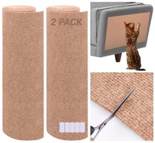 2 Pack Cat Scratch Furniture Protector Trimmable DIY Climbing Scratching for ...