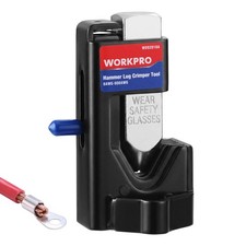 WORKPRO Battery Audio Weld Cables Hammer Crimper Wire Terminal Lug Crimping Tool
