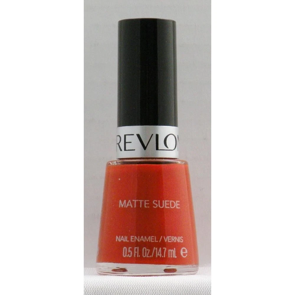Revlon Nail Polish Matte Suede - 507 Fire Fox (PACK OF 2)