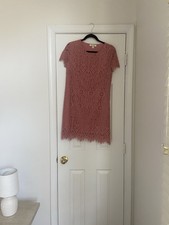Francesca's Pink Lace Dress