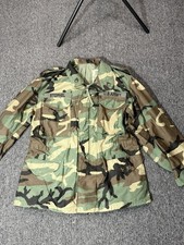 US Army M-65 Field Jacket Medium Regular Woodland Camo Cold Weather Coat