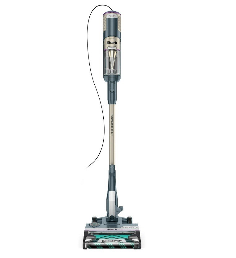 Shark Vacuum Power Detect Corded Stick HZ4000 Duo Clean & Odor Neutralizer Teal-image