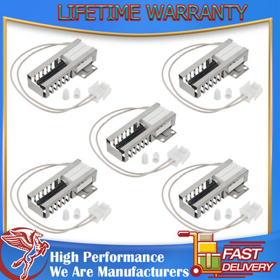 WB13K21 Oven Igniters Replacement For GE Hotpoint Kenmore Samsung Gas Range 5PCS