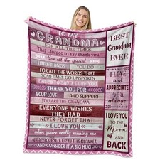 Gifts for Grandma, Great Gifts Ideas for Grandma Birthday 60" x 80" For Grandma