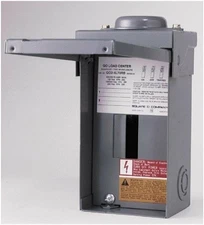 Square D Main Lug Load Center 70 Amp 2 Space Boxed