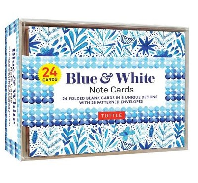 Tuttle Studio Blue & White Note Cards, 24 Blank Cards (Poster) (US IMPORT)