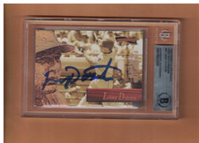 Lenny Dykstra AUTOGRAPHED 1996 PINNACLE AFICIONADO FIRST PITCH PREVIEW CARD AUTH