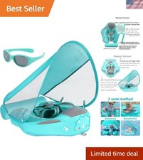 Float with Canopy and Tail New Upgraded Non-Inflatable Baby Pool Float Mambo ...