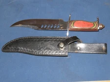 CHIPAWAY CUTLERY LARGE BOWIE KNIFE WITH SHEATH HEAVY DUTY!