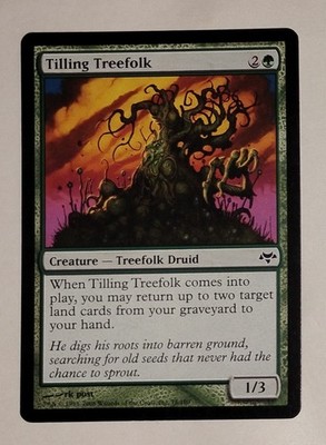 Tilling Treefolk Regular 78/180 Common Magic The Gathering Card MTG TCG CCG EVE