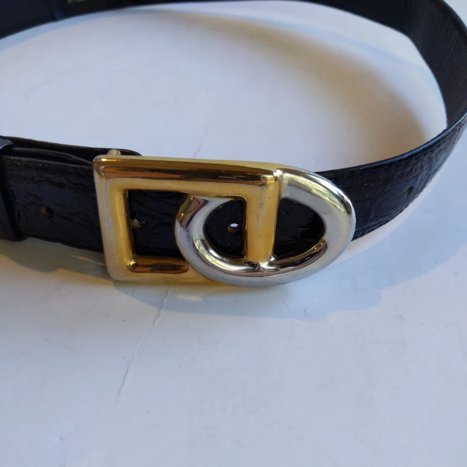 Cinturón Colección Salena Años 80 Vintage 31" Cintura Ajustable Fechado 1986 Foto 2 de 4