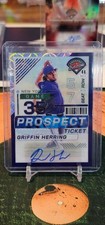 2024 Panini Prospect Edition- Griffin Herring- Purple Scope Autograph- #'d 14/49