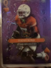 Isaiah Bond 2024 Wild Card 5 Card Draw 1/4 Queen Of Hearts Prc