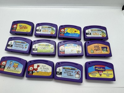 Leapfrog LeapPad Lot of 12 Assorted Learning Game Cartridges Pre K To 1st L6