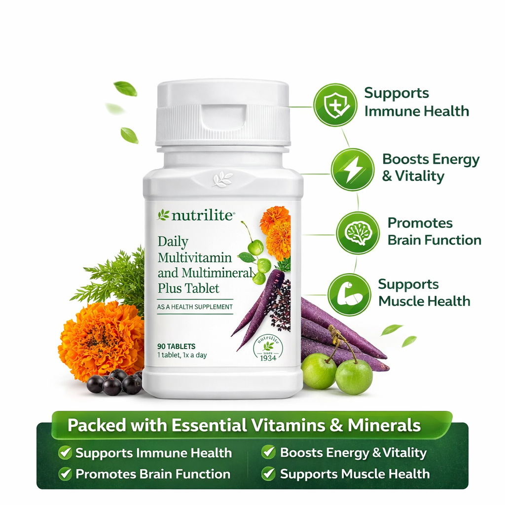 Nutrilite Daily Multivitamin and Multimineral Plus Tablet Shipping From ...