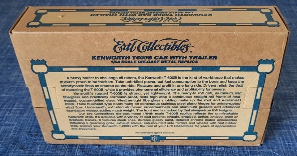 De colección • ERTL • Flying J • Kenworth T600B cabina con remolque • escala 1/64 diecast • 1996 Foto 4 de 4