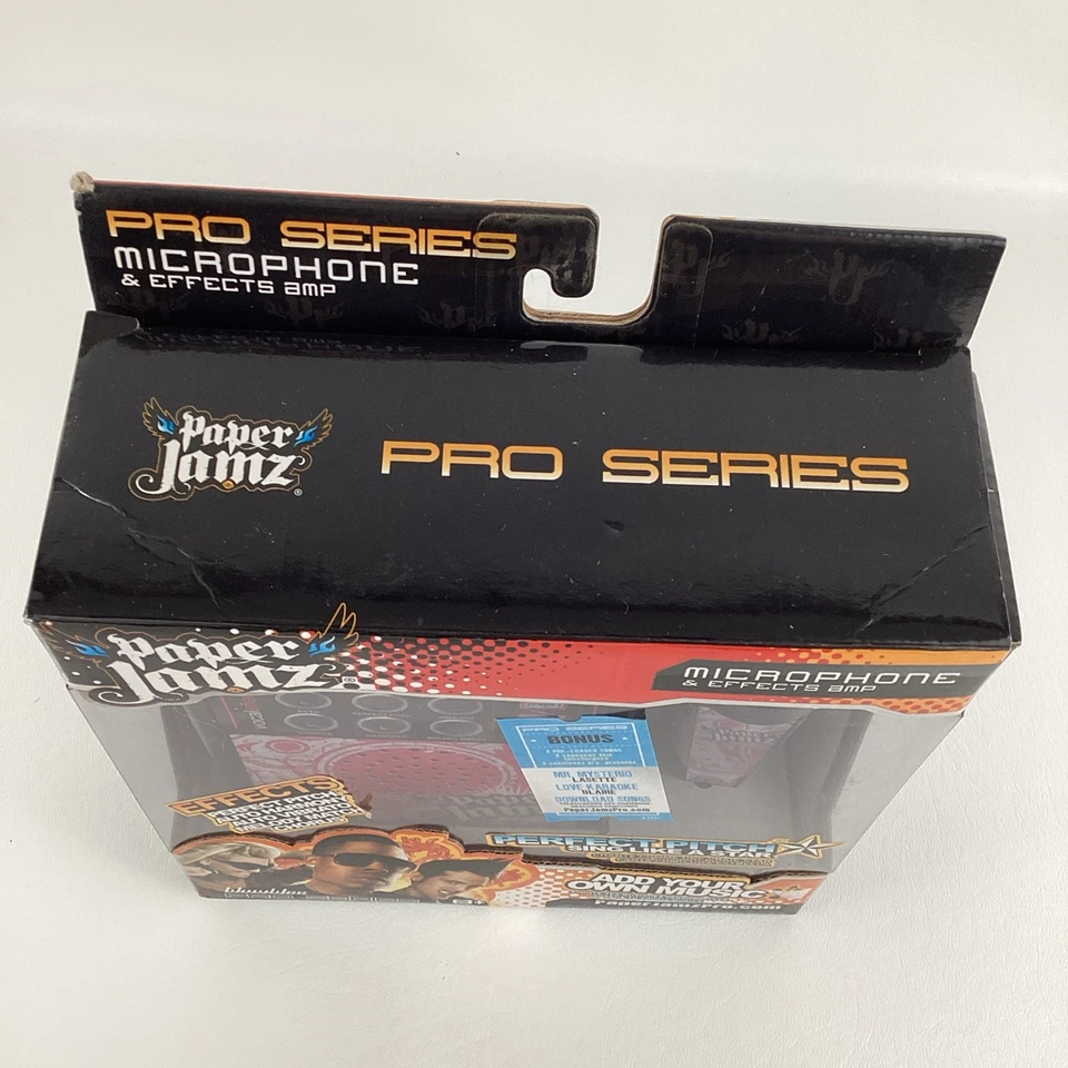 Paper Jamz Pro Microphone Effects Amp Pitch Corrector Built In Songs 2011 New - Image 3 of 4
